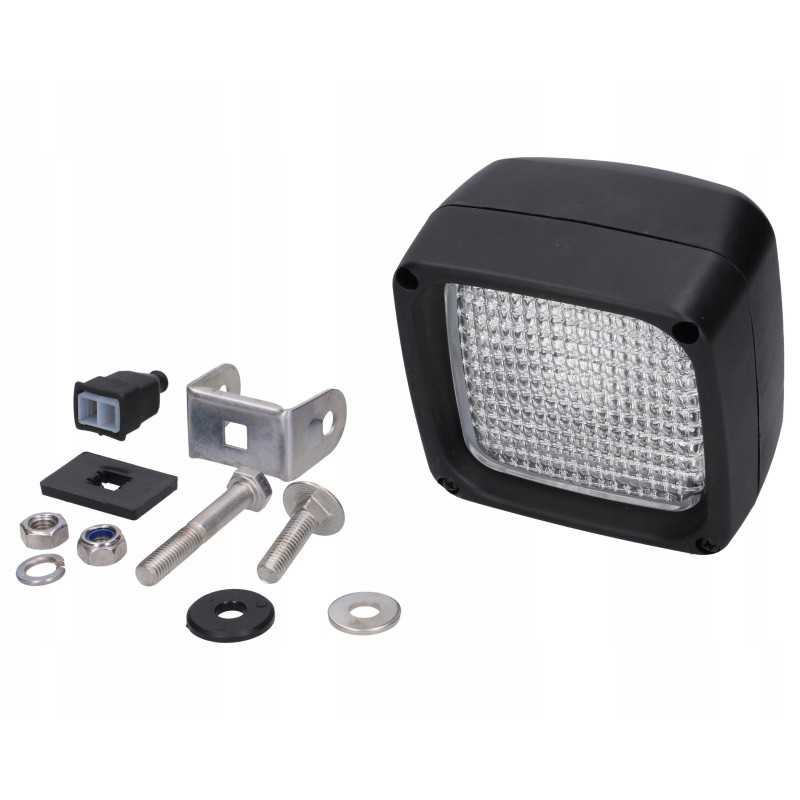 Halogeninė darbo lempa h3 12v 100x100mm