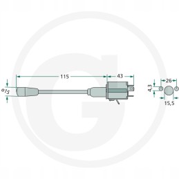Vairo kolonėlės jungiklis 3234431r92 hella