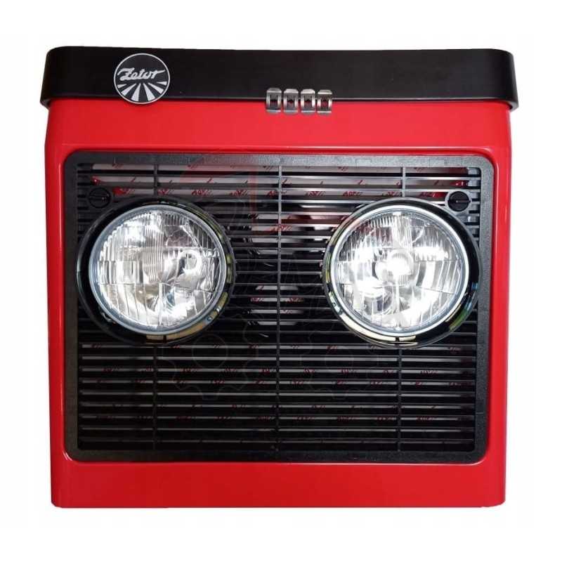 Pilnas priekinis gaubtas, Zetor, atšvaitas, grotelės