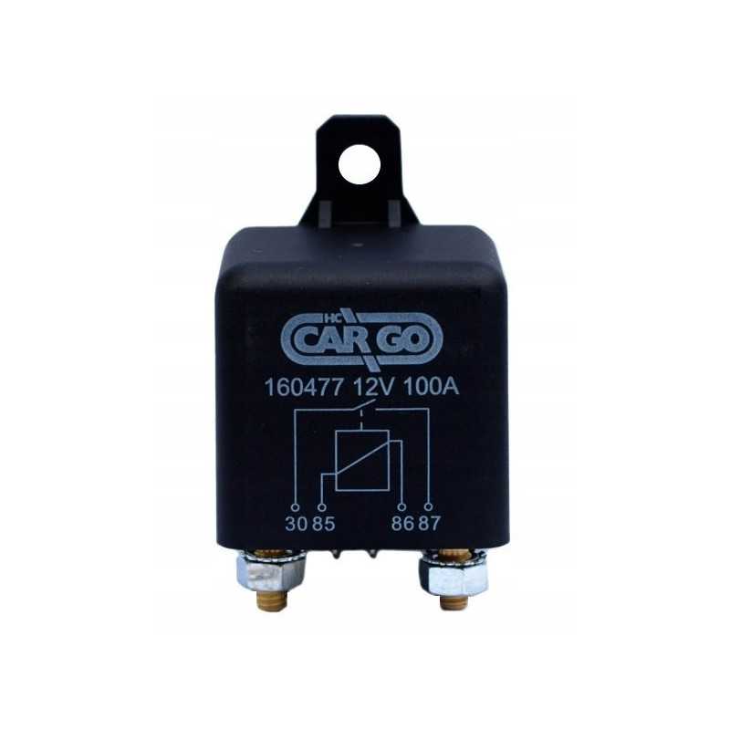 Didelės galios relė 12v 100a 180a