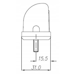 LED numerio lempa kompa