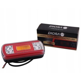 Stačiakampis kombinuotas galinis žibintas, 6 funkcijos, dio0