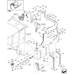 New Holland kuro bako hidraulinė jungtis