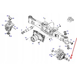 F339300020320 priekinės ašies polosi įvorė 44 x