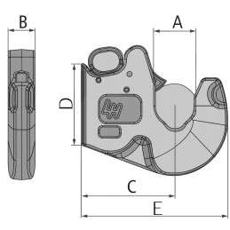 2x tritaškis kablys, 3 kategorija