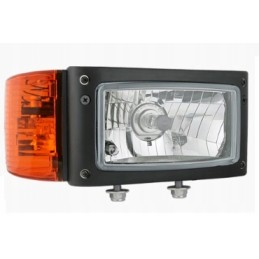 Priekinis žibintas su korpusu h4 4f dešinė su posūkio signalu