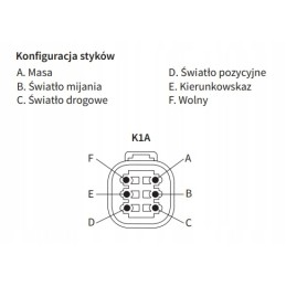 Priekinis žibintas su korpusu h4 4f dešinė su posūkio signalu