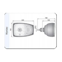 Priekinių žibintų stiprintuvas h4 dešinysis merlo jcb manitou atlasas
