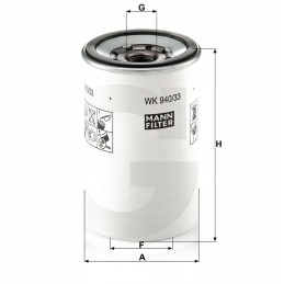 Mann filtras h700wk