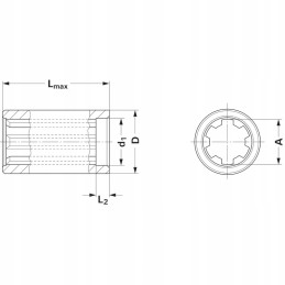 130 mm Walterscheid profilio stebulė