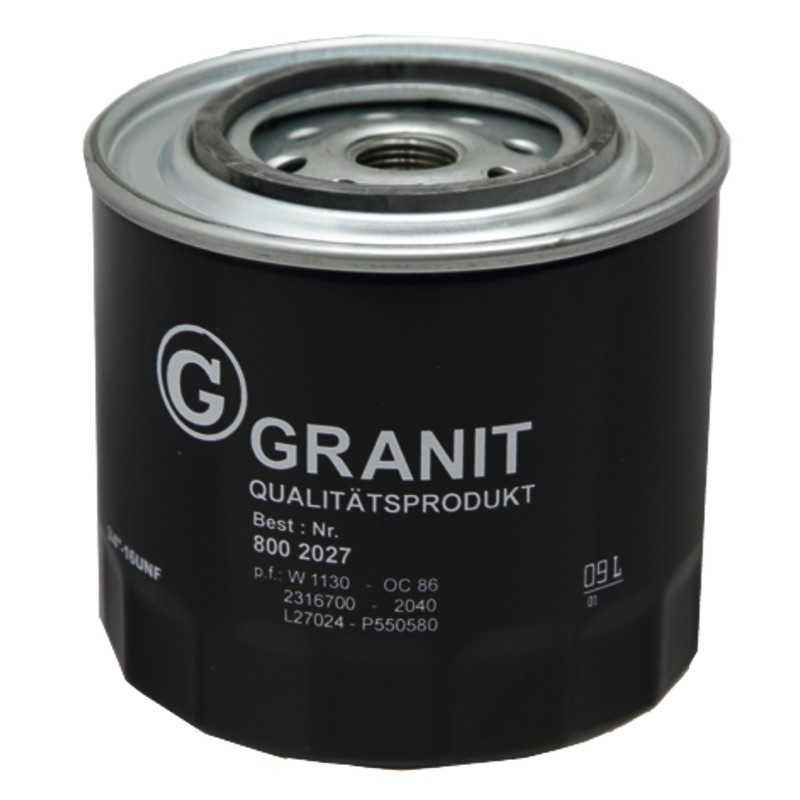 Variklio alyvos filtras 62mm 1bar granitas