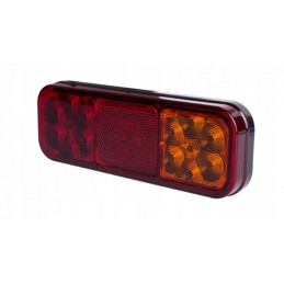 Kombinuotas galinis žibintas, 4 funkcijų, raudonas atšvaitas