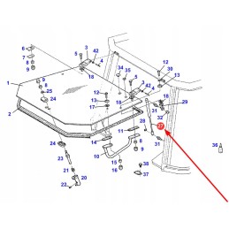 Ca592285 dujinė spyruoklė 500mm 150n tipo c