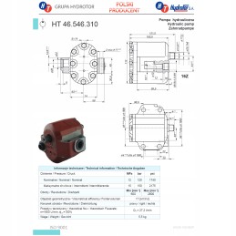 Hidraulinis siurblys keltuvo Ursus C 360 Poland