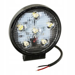 Apvali LED darbinė lempa 18w 12v 24v 1100lm