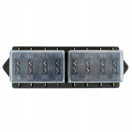 Saugiklių dėžutė su 8 plokščiais saugikliais