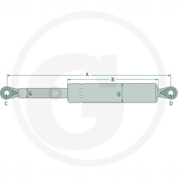 Priekinio stiklo dujų pavaros korpusas 3118430r1
