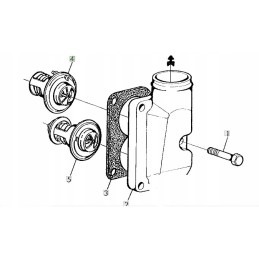Skysčio termostatas 82c john deere dd14941