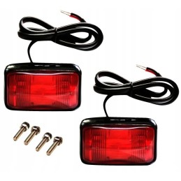 LED raudono kontūro žymeklio rinkinys