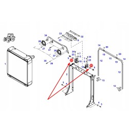 718201050620 radiatoriaus ventiliatoriaus rėmo įvorė
