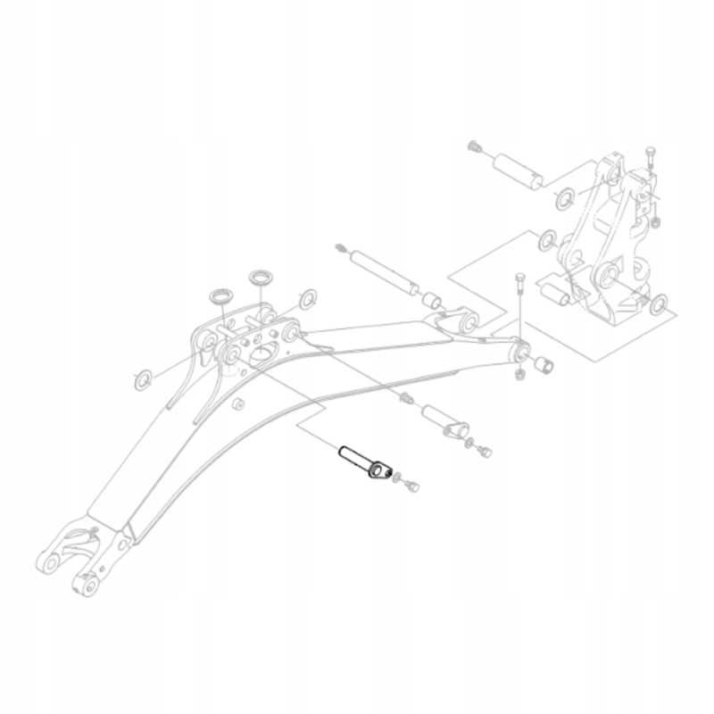 Kubota rg158 66540 ekskavatoriaus svirties kaištis kx018