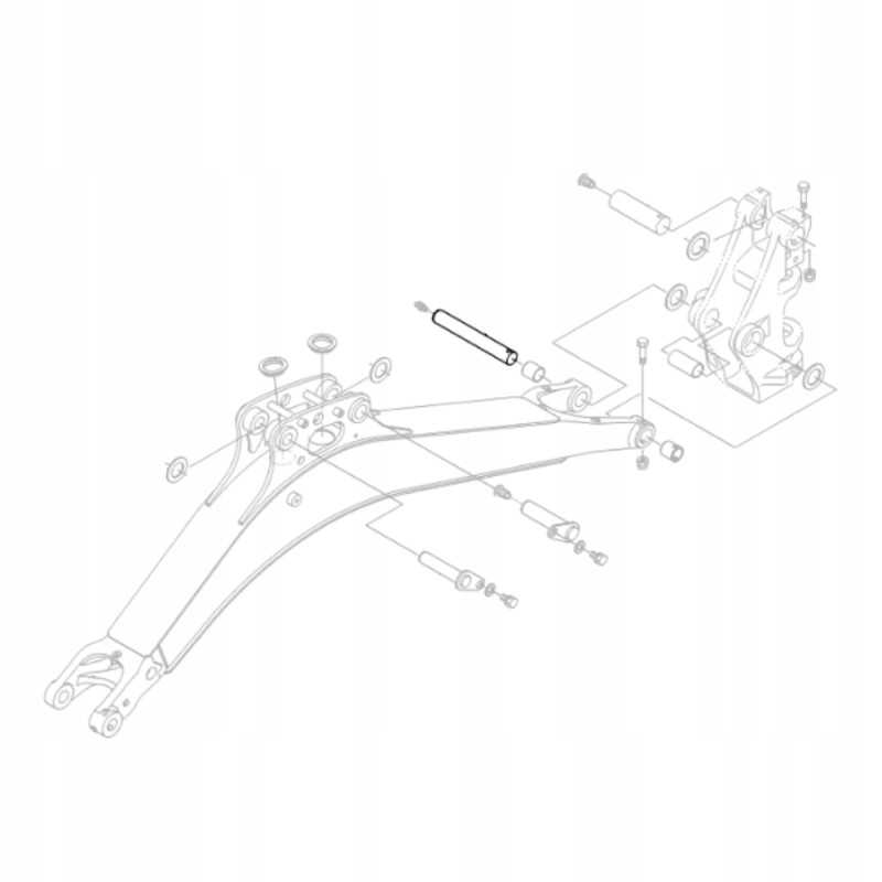 Kubota rg138 66564 ekskavatoriaus svirties kaištis kx018