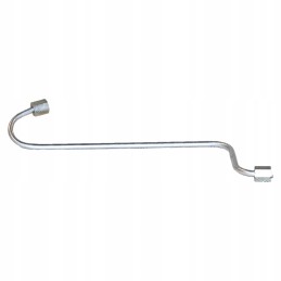 Degalų tiekimo linija nuo filtro iki perpildymo mf 235 255