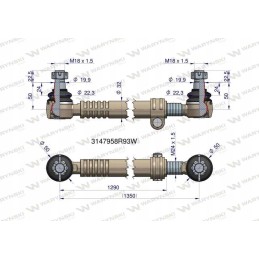 Vairo stovas 3147958r93 korpusas warynski