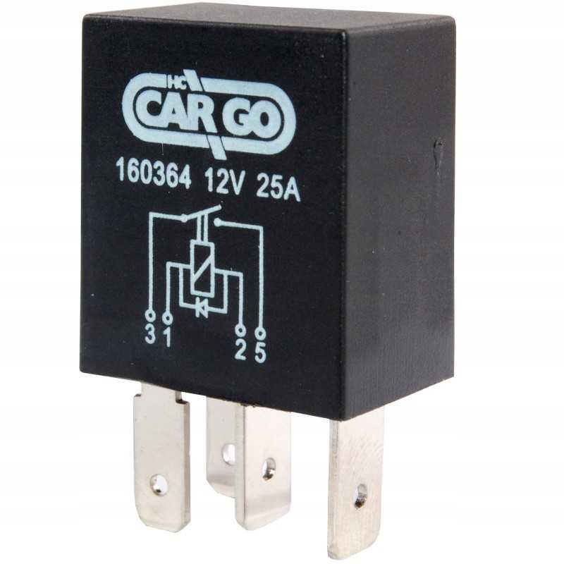 Nauja universali mikro relė su diodu 12v 25a