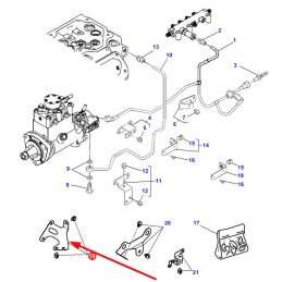 4226845m1 įpurškimo siurblio laikiklis