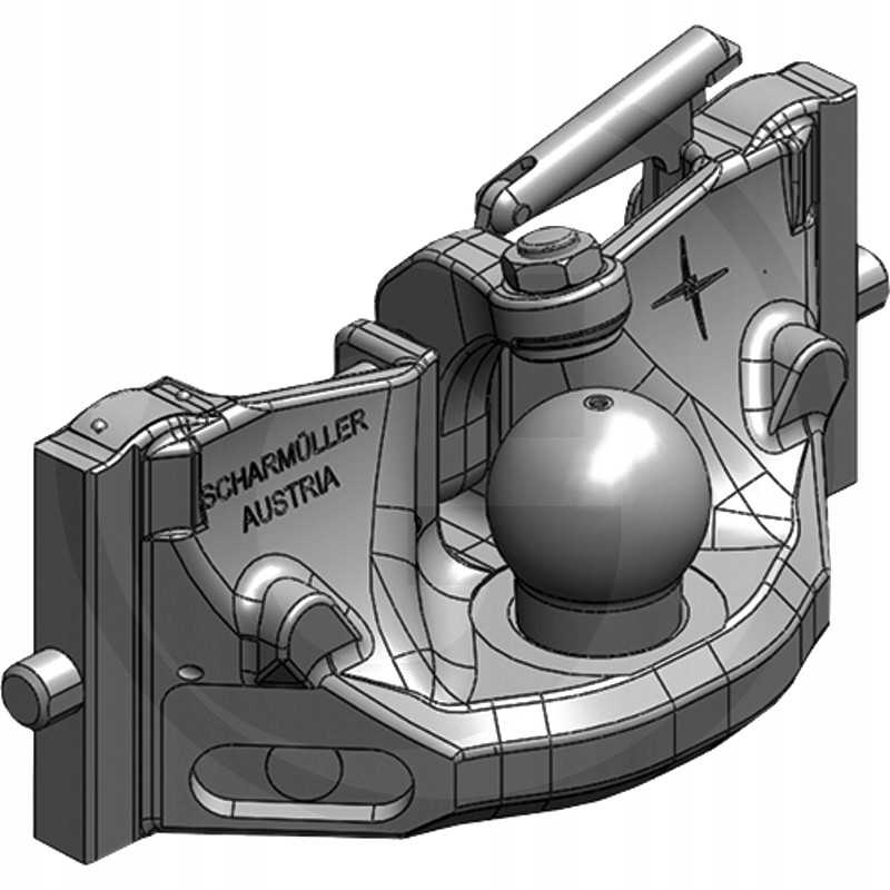 Automatinis kablys K80 390mm Scharmuller