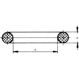 Sandarinimo žiedas O-ring 177 4x3 53mm viton