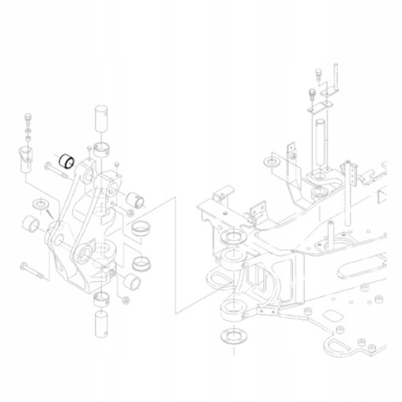 Kubota rg138 66590 ekskavatoriaus galinės dalies įvorė kx018