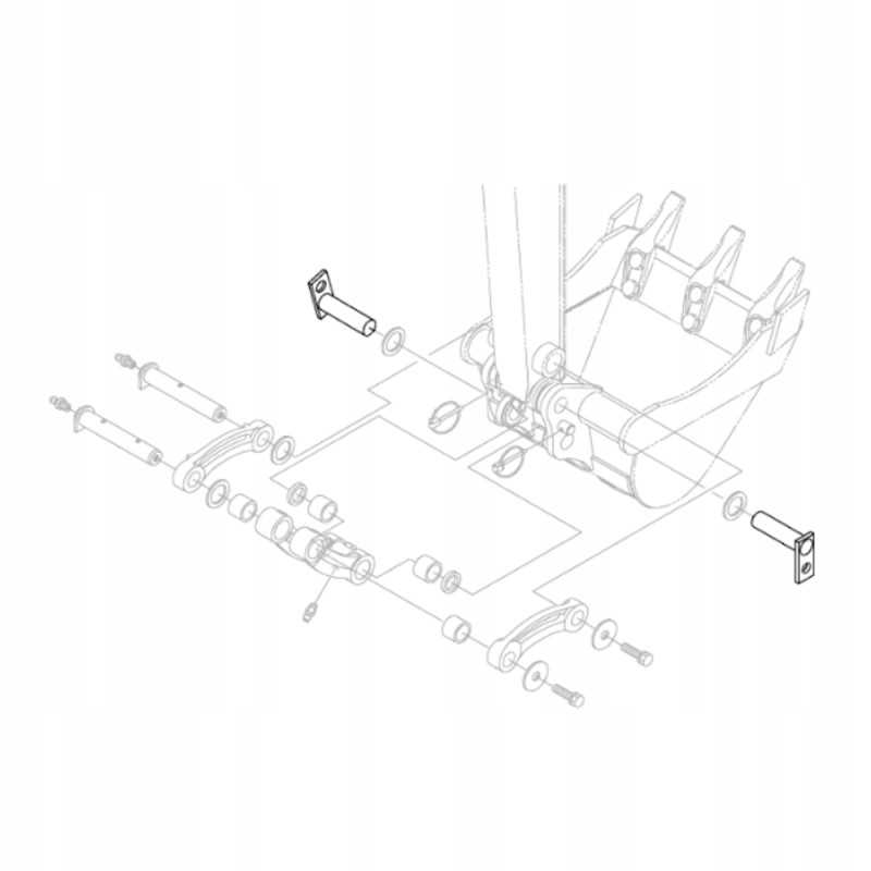 Kubota rg138 66764 ekskavatoriaus kaušo kaištis kx018