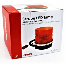 Gaidžio įspėjamoji lemputė LED strobe 24v amio