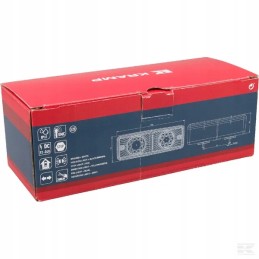 LED galinis žibintas, stačiakampis, 12 24v