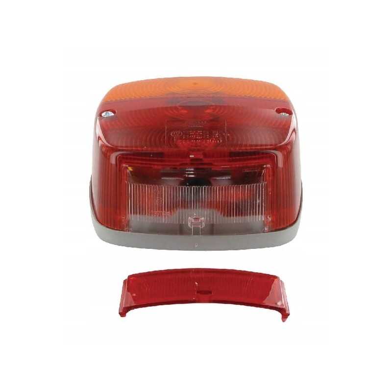 Kombinuotas galinis žibintas 12 24v kvadratinis, prisukamas