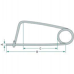 Apsauginis kaištis 3 mm 23420
