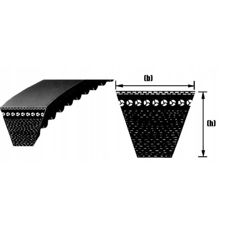 Dantytas trapecinis diržas avx10 1060 avx 10x1060 opti