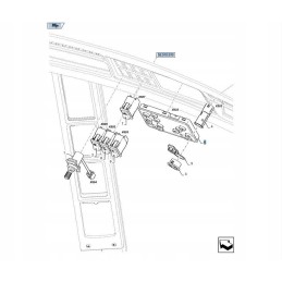 Operatoriaus skydelis new holland tc 84514450 cnh