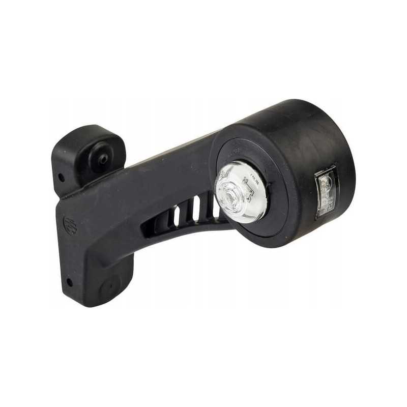 Kairės pusės gabaritinis žibintas, apvalus, 12 24v, oranžinis