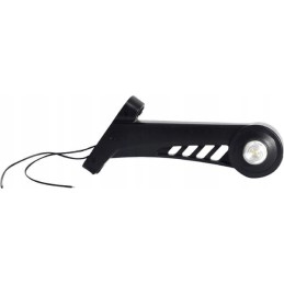 Kairės pusės gabaritinis žibintas, apvalus, 12 24v, oranžinis