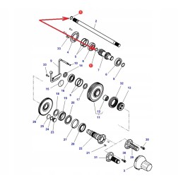 3015044x1 PTO krumpliaračio metalinis žiedas