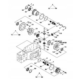 Te2s372010000k galinės ašies elementų rinkinys
