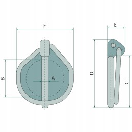 Smeigtukas 32mm 49mm rubig