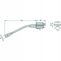Hella posūkio signalas ir artimųjų žibintų jungiklis