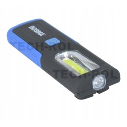 LED dirbtuvių žibintuvėlis su kabliuku ir magnetu