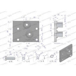 Skirstytuvo adapteris traktoriuje C 330 Warynski