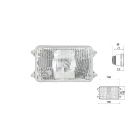 Priekinis žibintas 2 funk manitou mlt