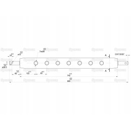 Pilna pakaba, 2 kategorija, skylės numeris 7 862 mm